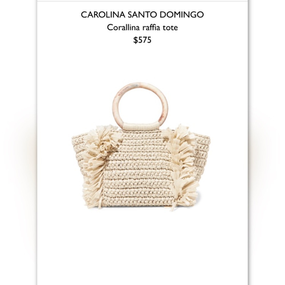 SOLD❗️NWT Carolina Santo Domingo Corallina Bag - Picture 3 of 8